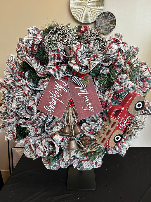Vintage Christmas Wreath